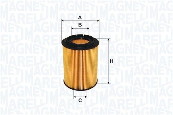 MAGNETI MARELLI alyvos filtras 152071760871